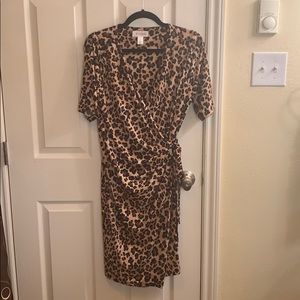 Leopard Wrap Dress